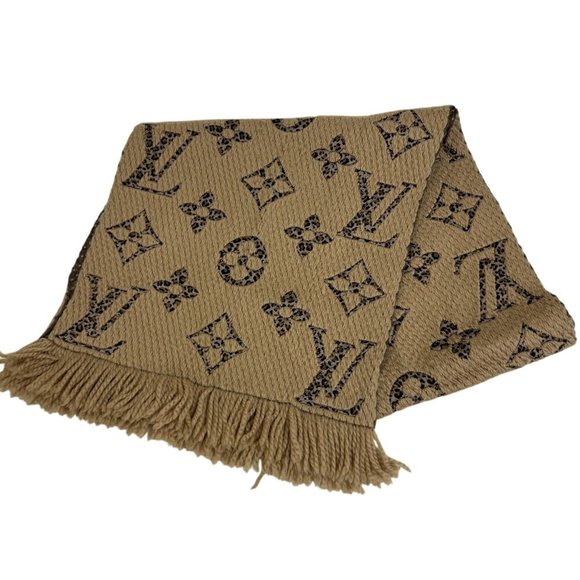 LOUIS VUITTON Brown Monogram Scarf - Picture 1 of 7